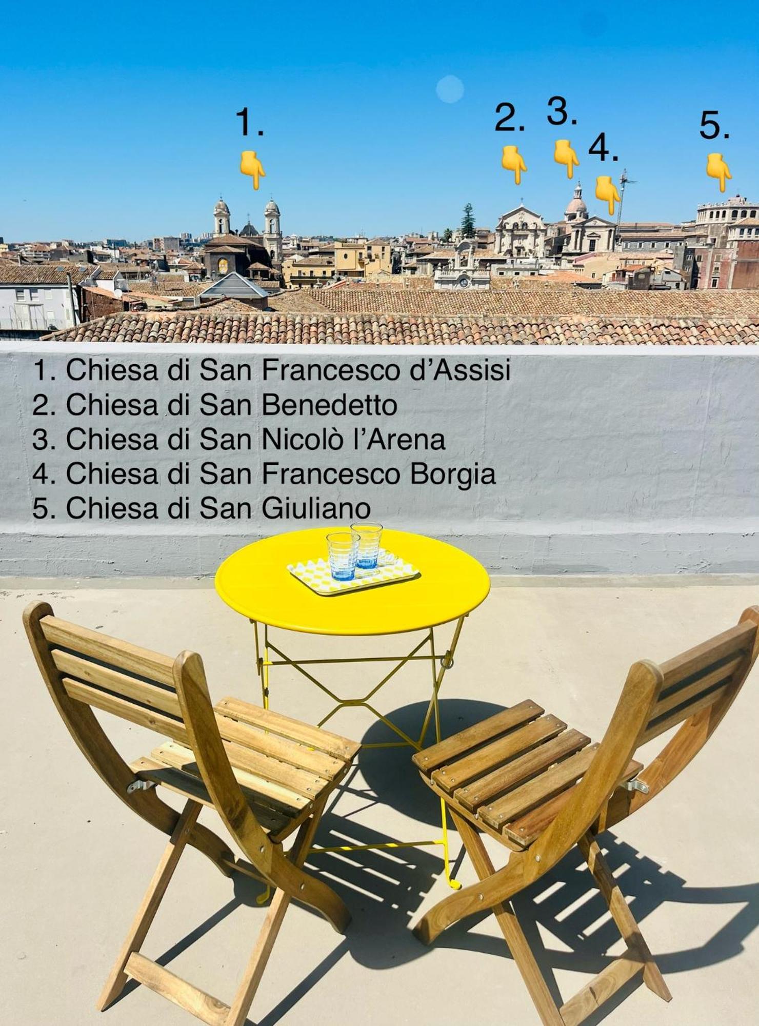 カターニアLa Terrazza Di Sant'Agataアパートメント エクステリア 写真
